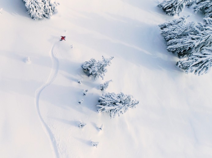 Landschaft im Winter Panoramaaufnahme © shutterstock.com