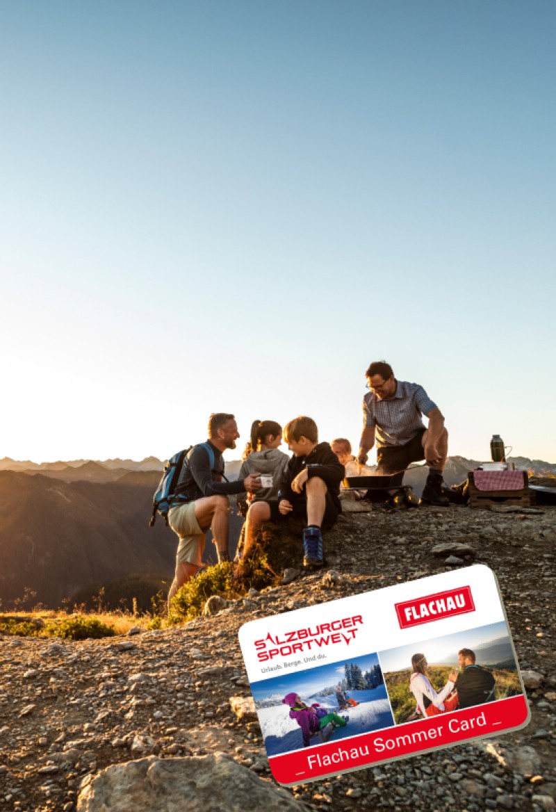 Familienurlaub mit der Flachau Sommercard © Flachau Tourismus - Ulrich Grill