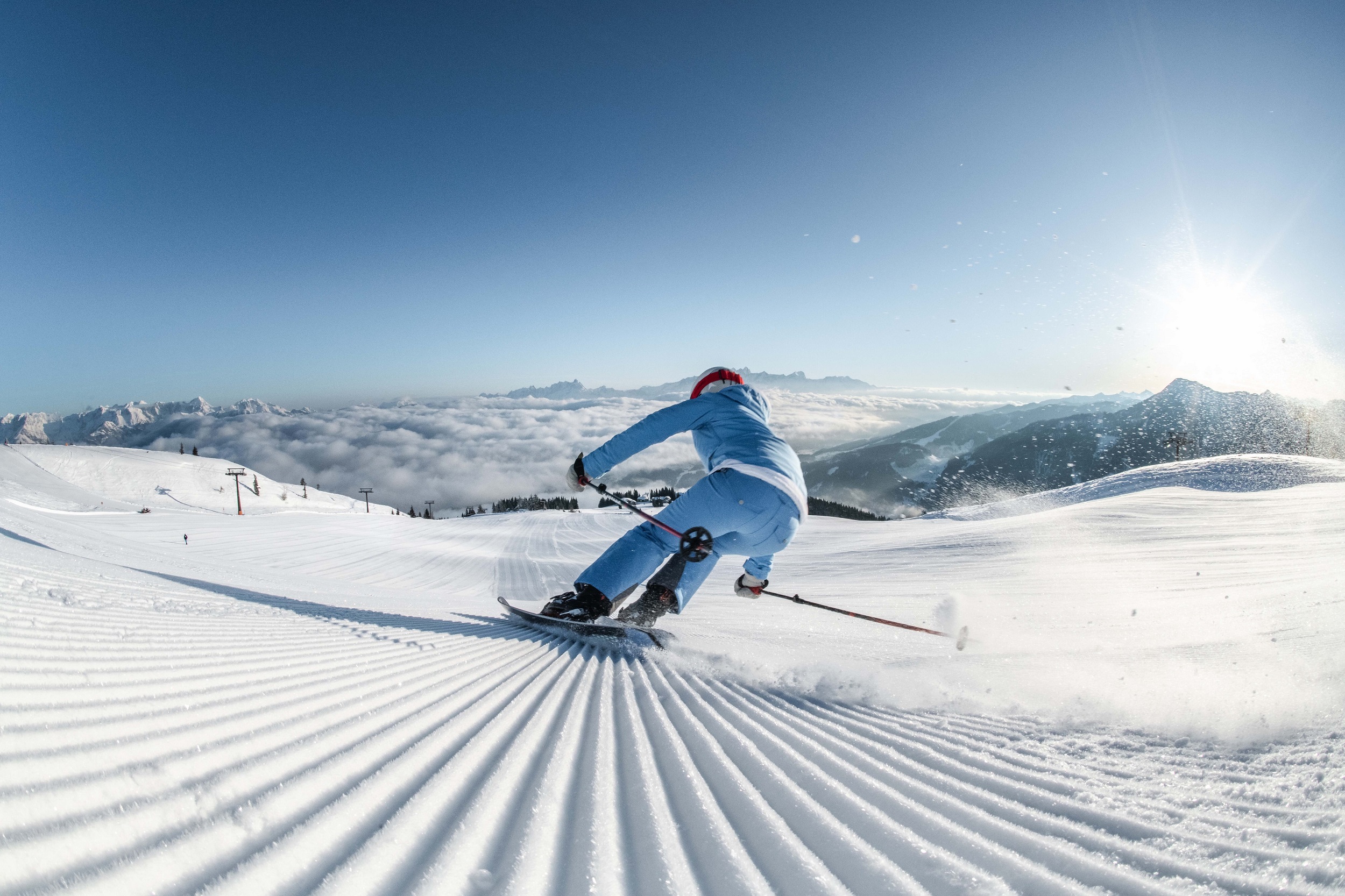 Frisch präparierte Traumpisten in der Ski Amadé