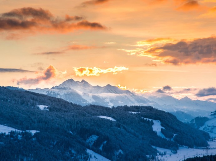 Abendstimmung in © Snow Space Salzburg / Verena Buchsteiner