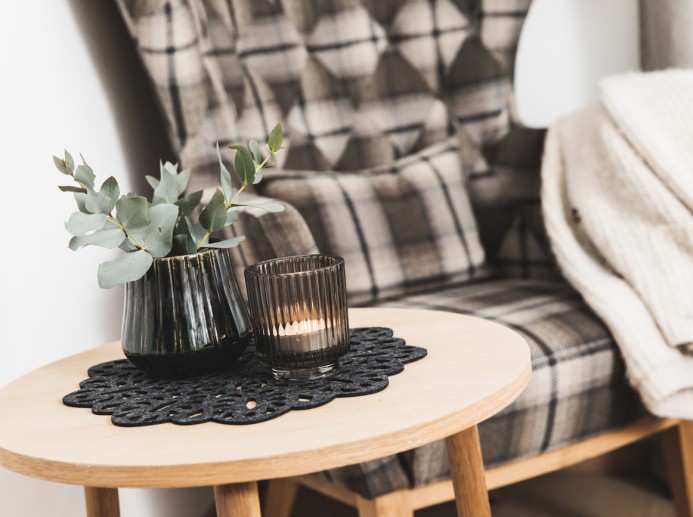 Dekorationen in den Zimmern