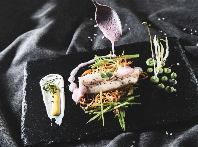 Hauptgericht im Restaurant Montanara Hotel