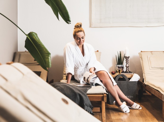 Ruhebereich mit Liegen